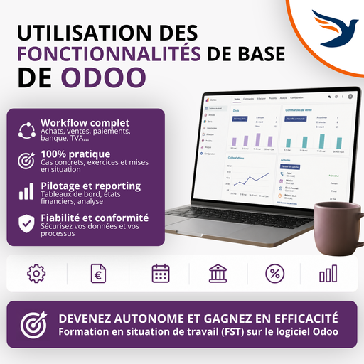 Utilisation des fonctionnalités de base de Odoo